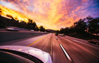 Highway at Sunset